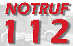 Notruf Feuerwehr und Rettungsdienst: 112